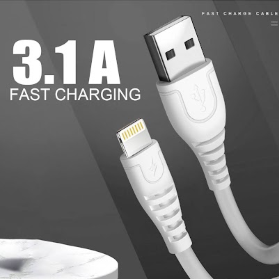 CABLE USB A LIGHTNING DE 1M KM-E6528I