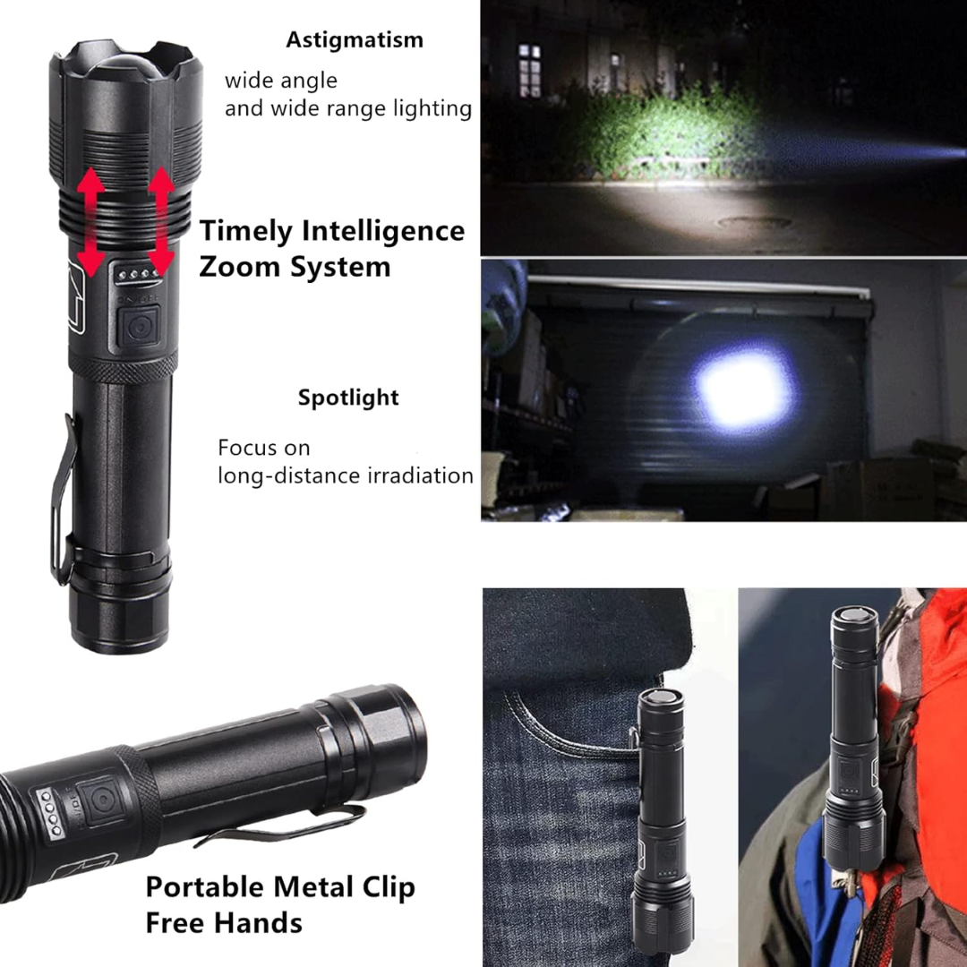 LINTERNA LED DE CARGA USB BL-Z01A-P50
