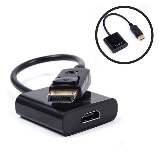 ADAPTADOR DP MACHO A HDMI HEMBRA KMDP-HD