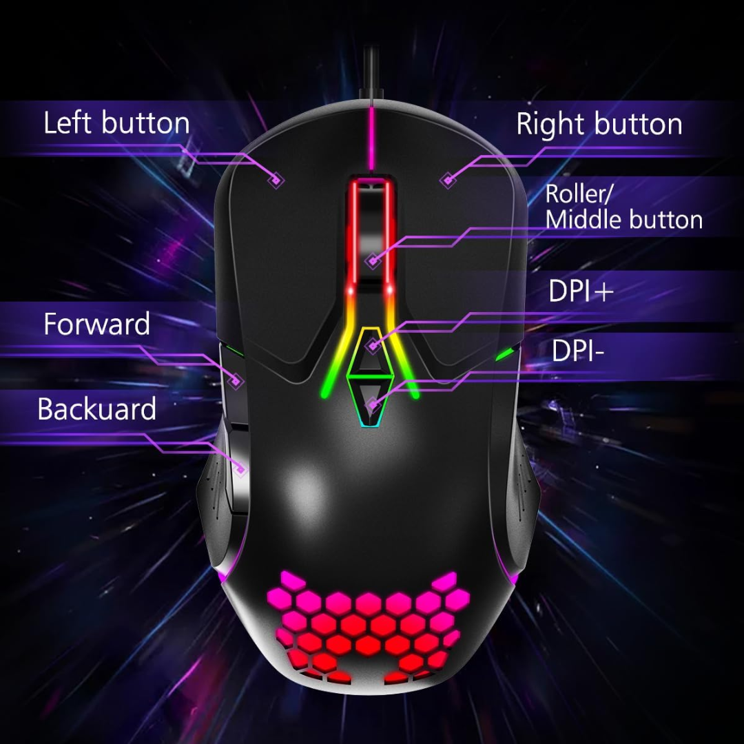 MOUSE PARA JUEGOS ONIKUMA CW902