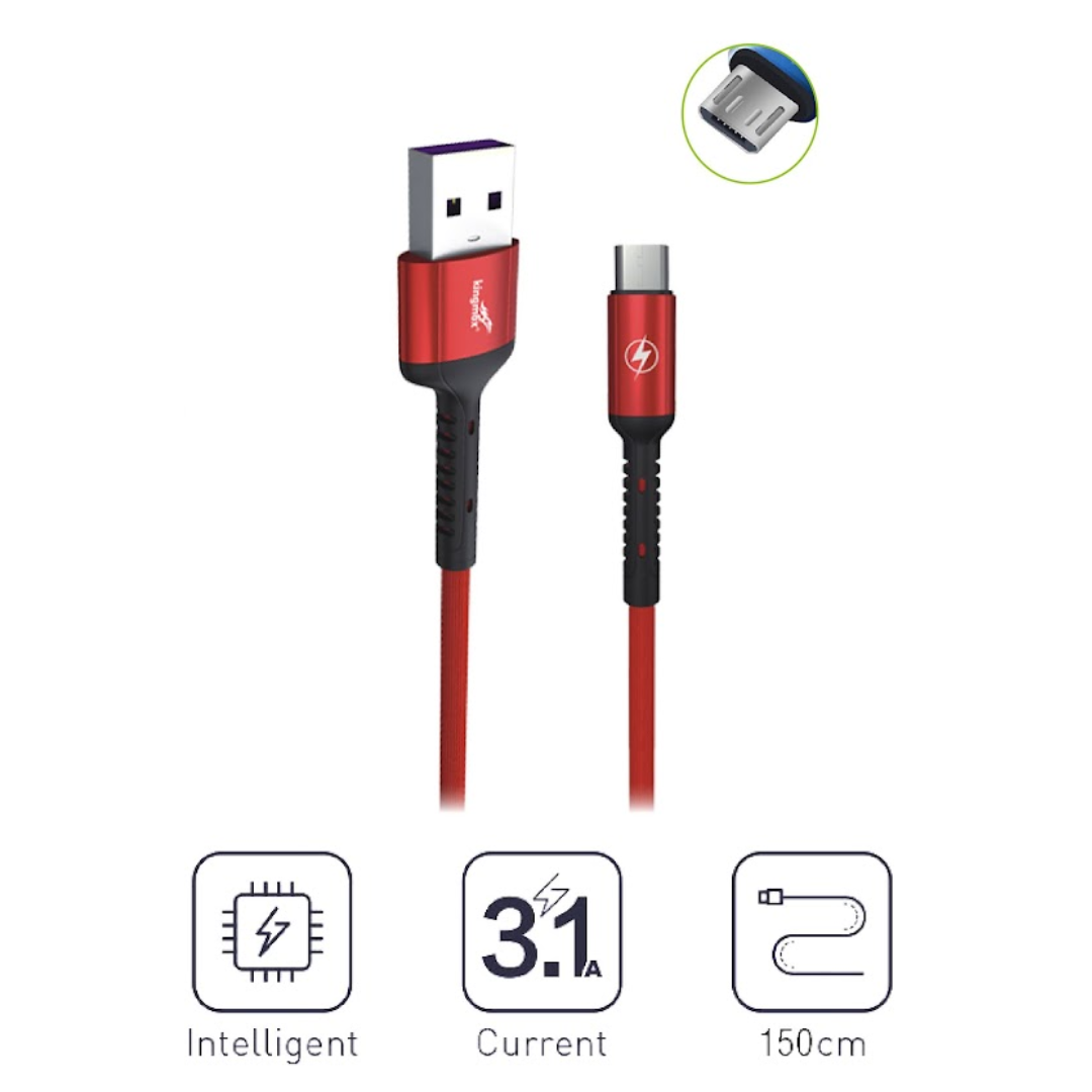 CABLE USB A MICRO USB DE 2M DSY-6508M-2M