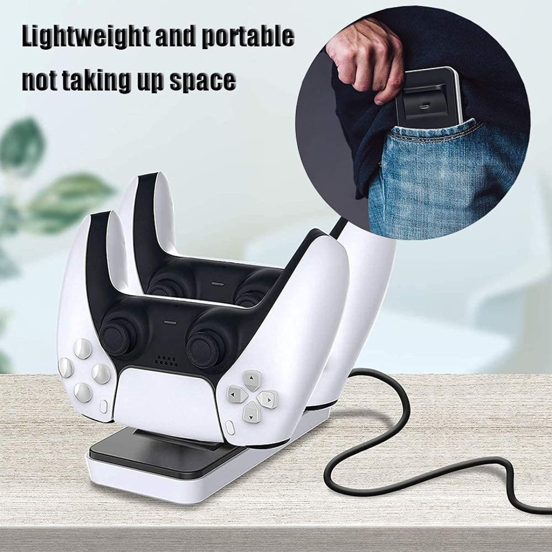 CARGADOR PARA CONTROLES INALÁMBRICOS PS5 SND-463
