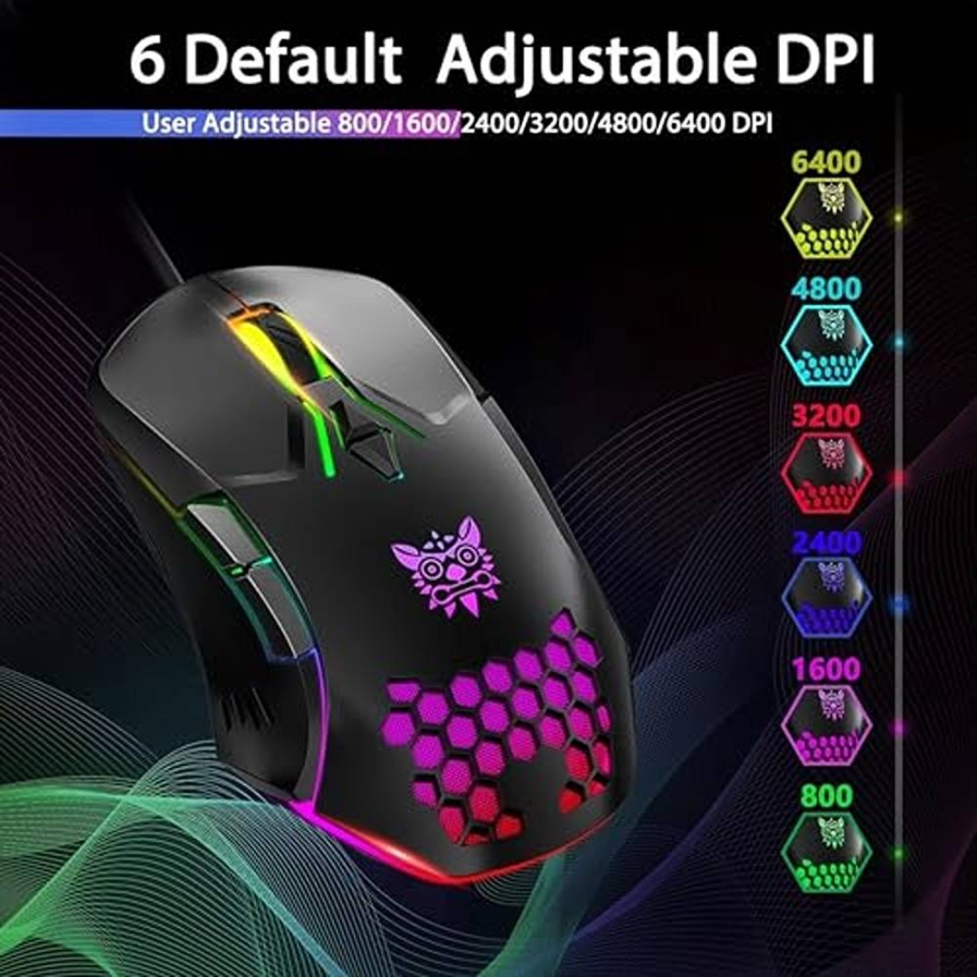 MOUSE PARA JUEGOS ONIKUMA CW902