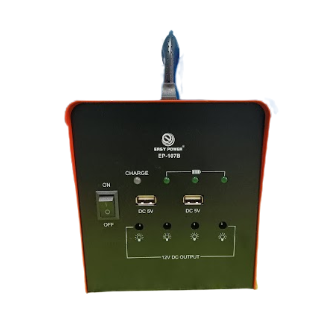 KIT DE SISTEMA SOLAR PEQUEÑO TODO EN 1 EP-107B