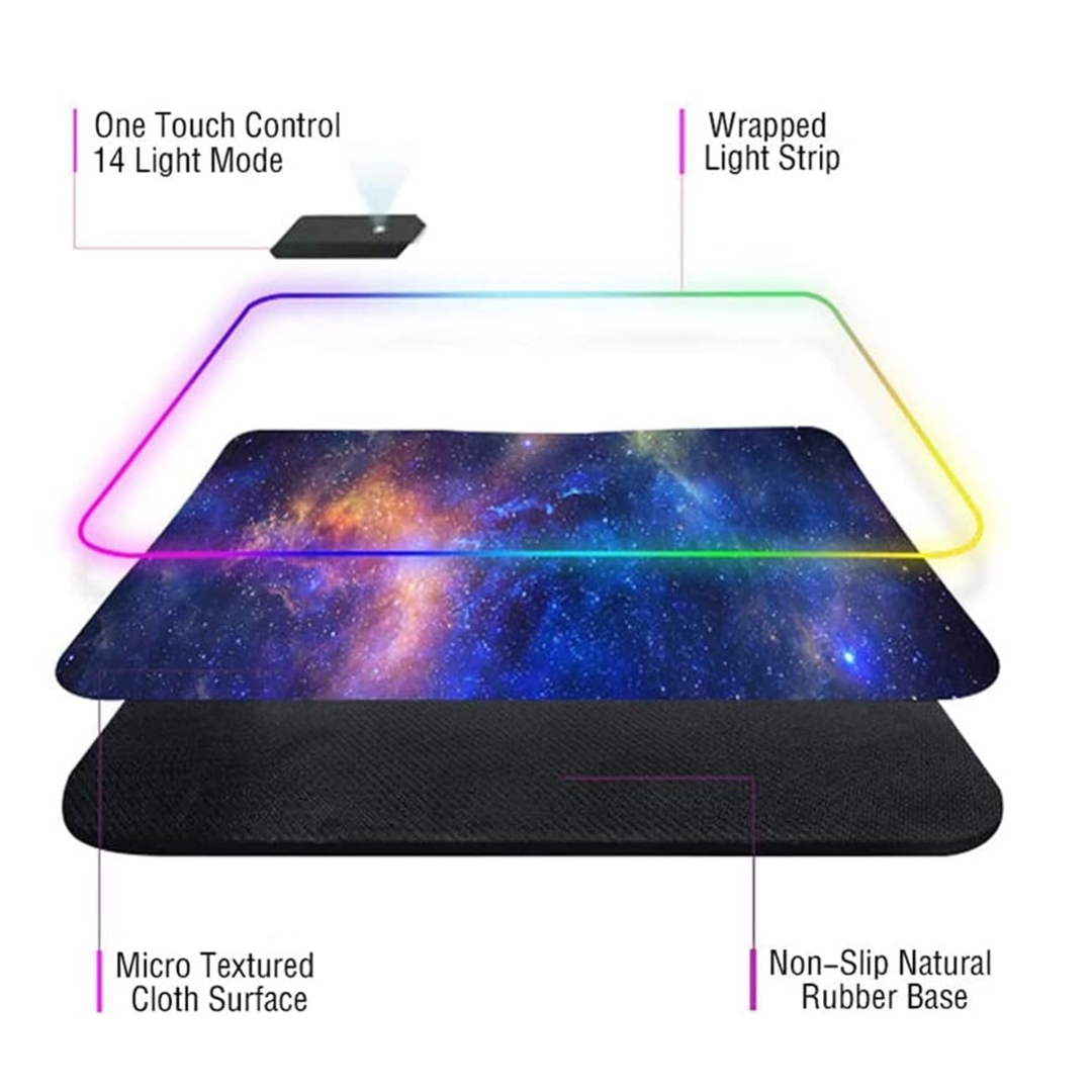 MOUSE PAD CON ILUMINACIÓN RGB EN DISTINTOS MODELOS QS-04RGB