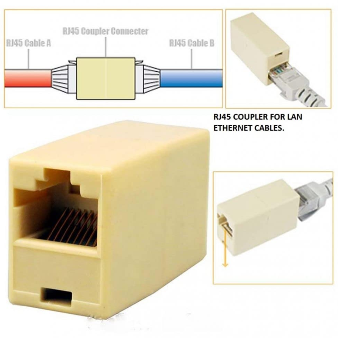 EXTENSOR PARA CABLE DE RED KM-RJ45-1-1