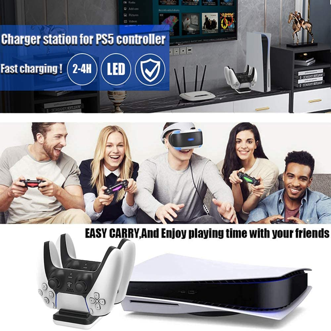 CARGADOR PARA CONTROLES INALÁMBRICOS PS5 SND-463