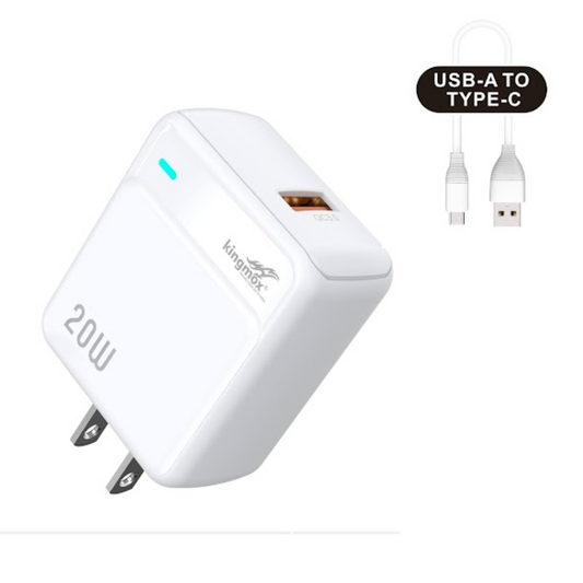 CARGADOR CON PUERTO USB TIPO C DE 20W DSY-6002C