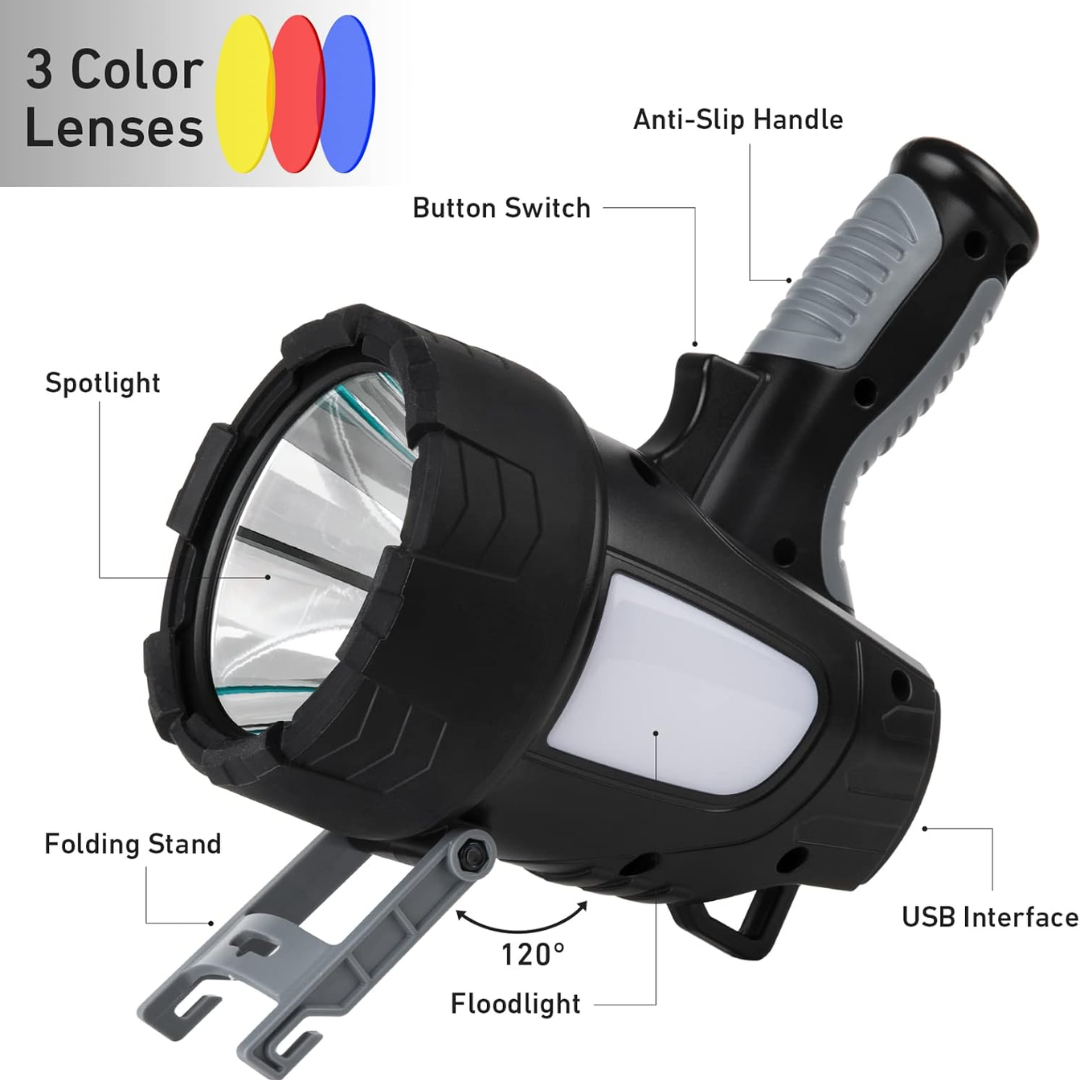 LINTERNA LED RECARGABLE GD-P80