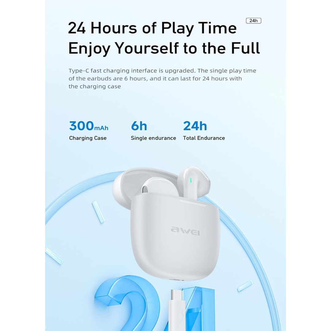 AUDÍFONOS INALÁMBRICOS AWEI T26 PRO