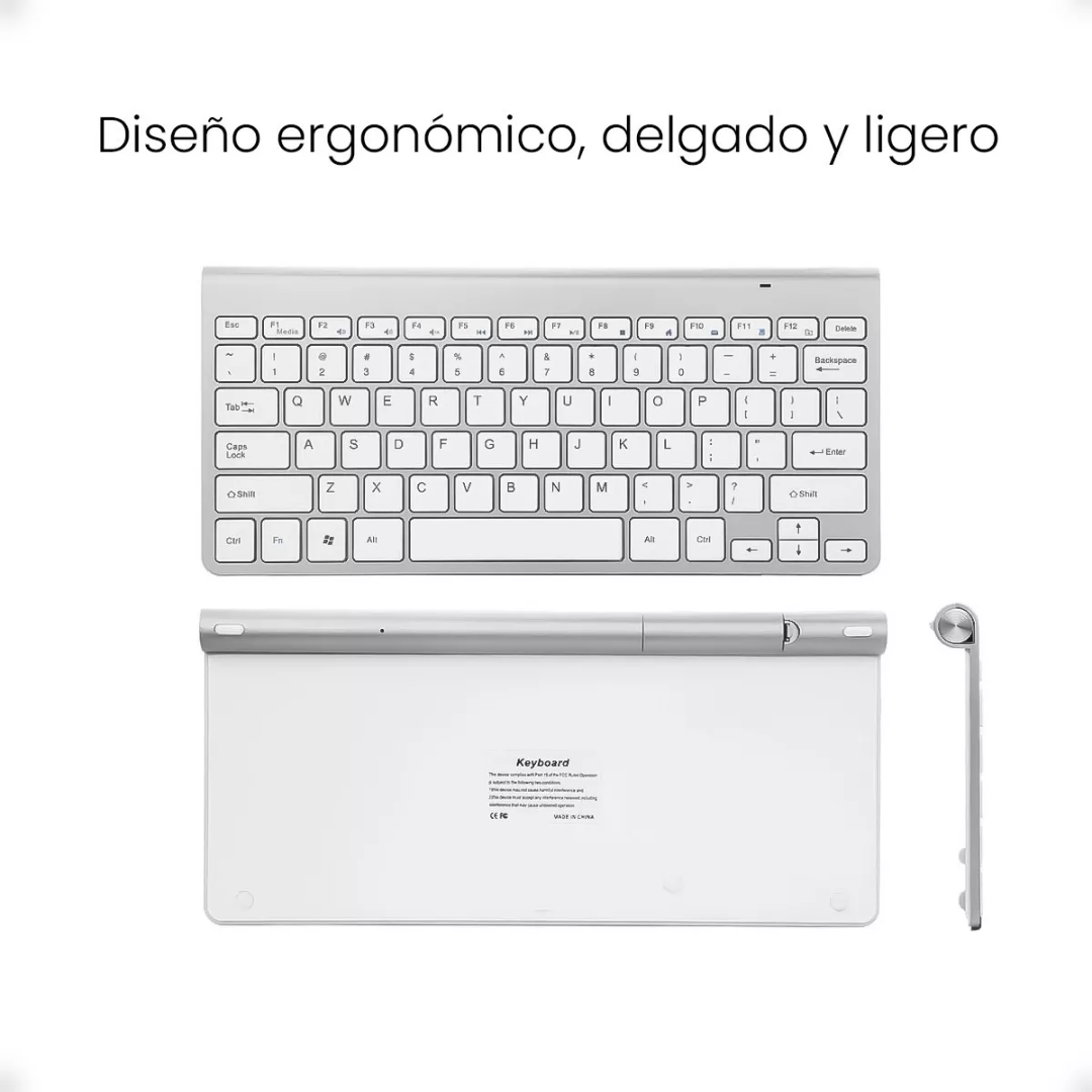 TECLADO CON MOUSE INALÁMBRICO 908