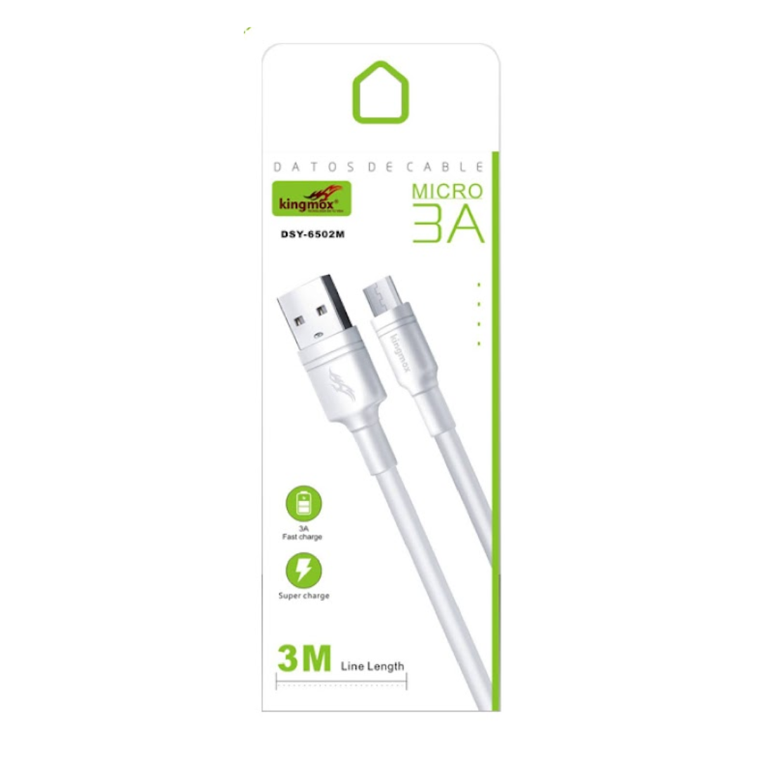 CABLE USB A MICRO USB DE 3M DSY-6502M