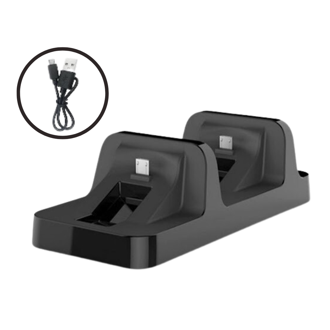 CARGADOR PARA CONTROLES INALÁMBRICOS PS4 TP4-002