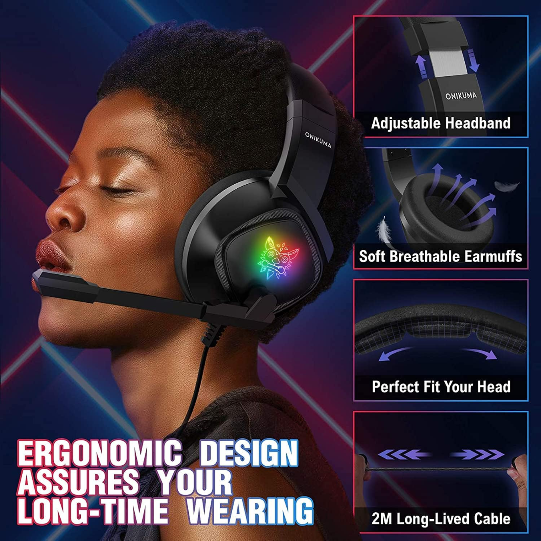 AURICULARES PARA JUEGOS ONIKUMA K19
