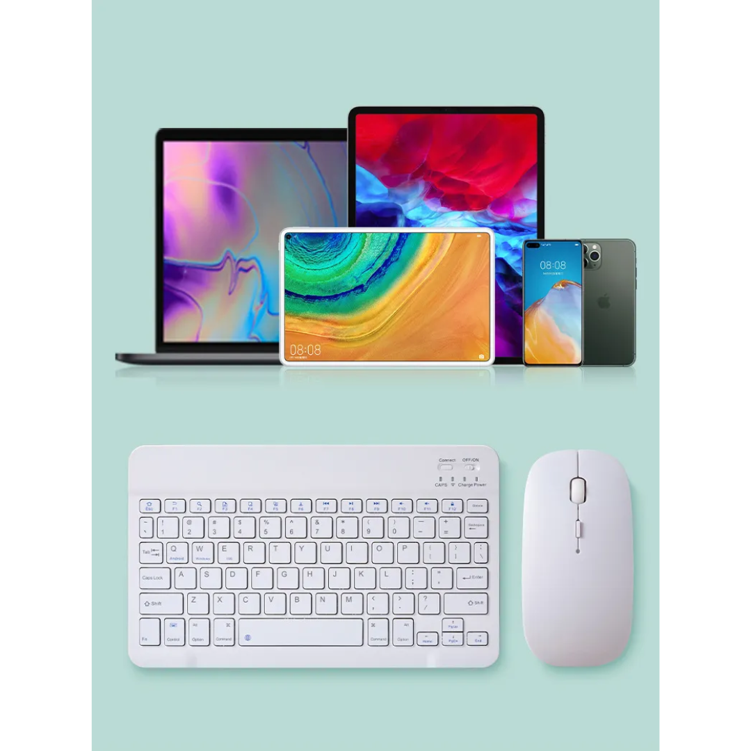 TECLADO CON MOUSE INALÁMBRICO BT-02