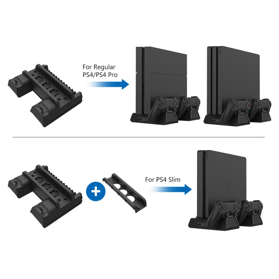 SOPORTE DE REFRIGERACIÓN MULTIFUNCIONAL PARA PS4 TP4-882
