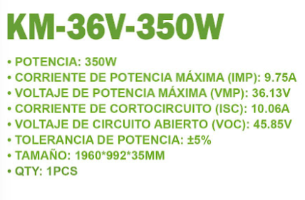MÓDULO SOLAR 350W
