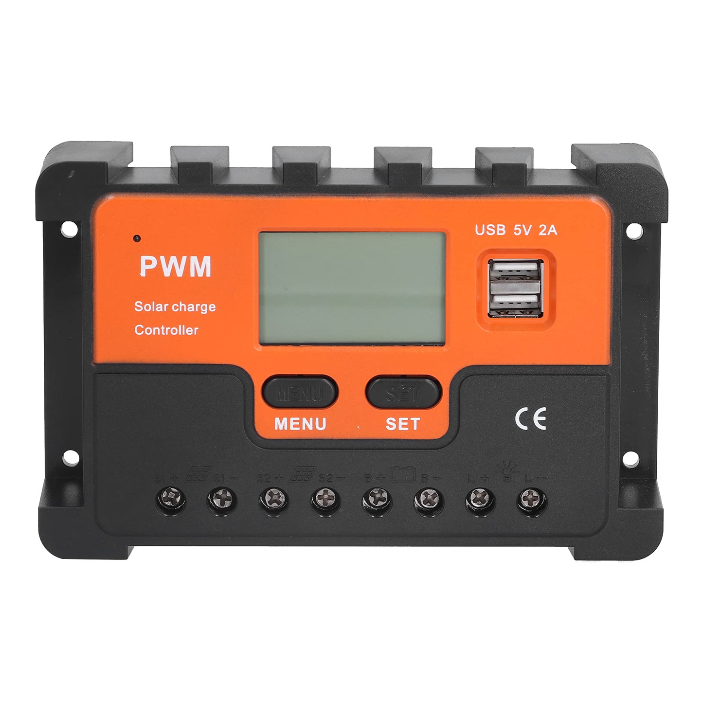 CONTROLADOR SOLAR 12V/ 24V DE 20A PWM 20AH
