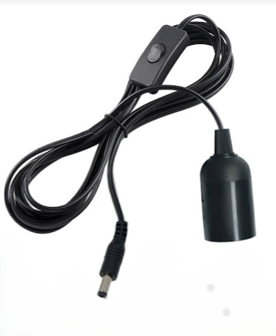 CABLE CON ROCETA PARA FOCO 5M