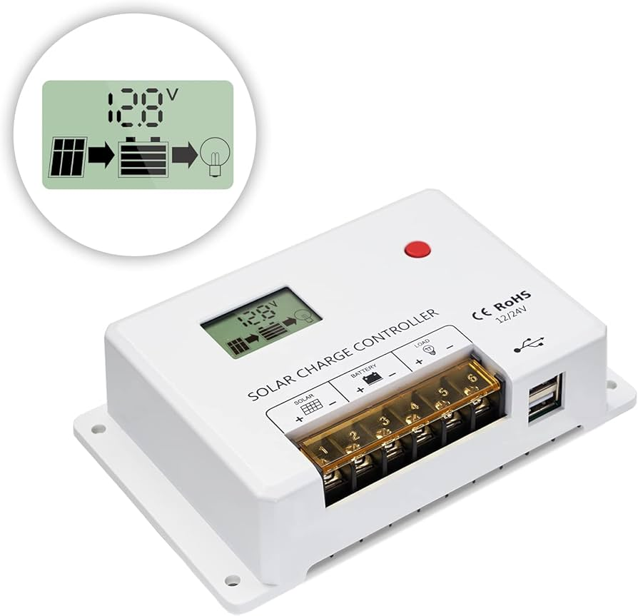 CONTROLADOR DE CARGA SOLAR MPPT 30A